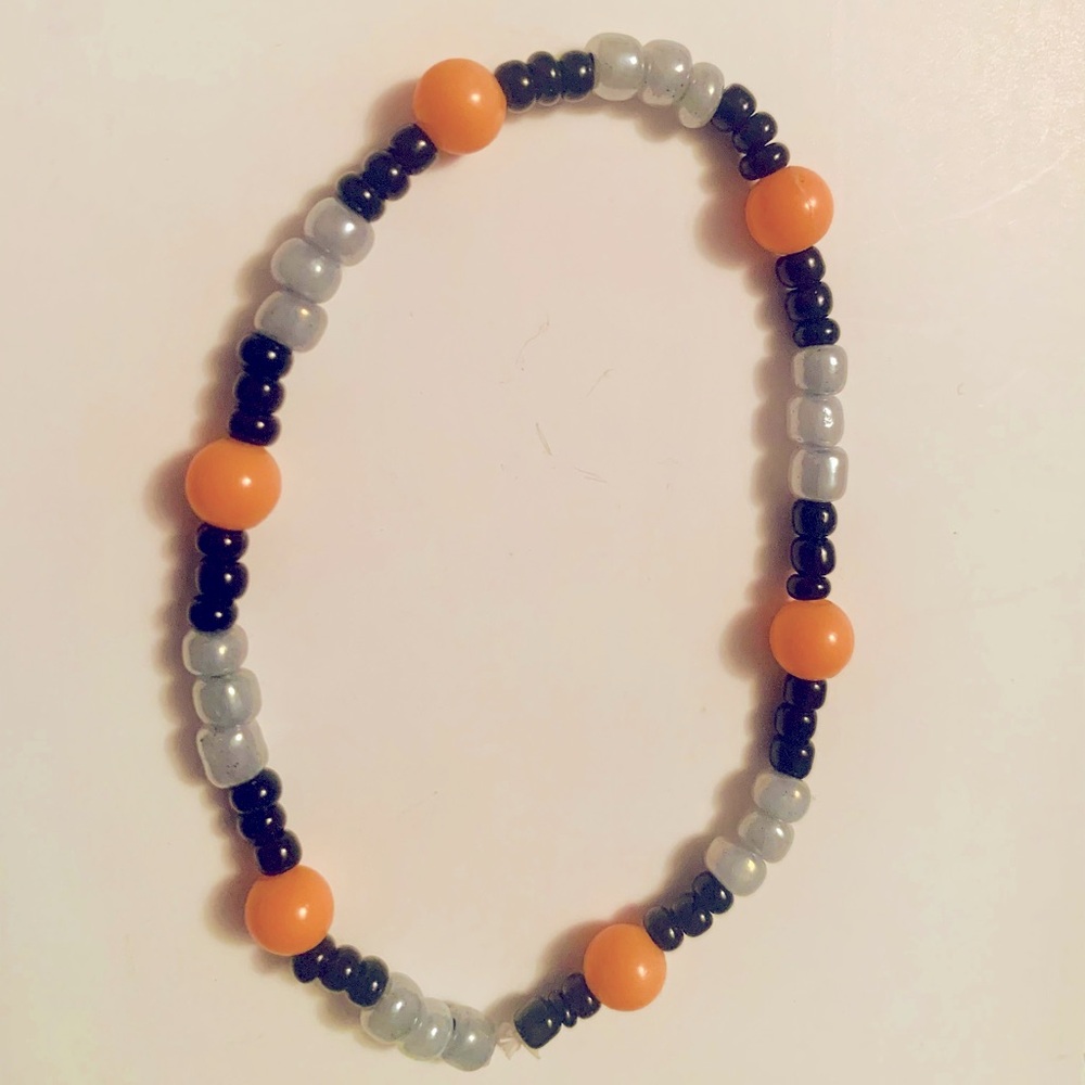 Halloween handmade bracelet 🧡🎃💀